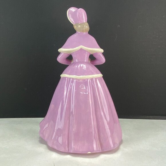 Vintage Holland Mold Victorian Lady With Muff Figurine - Picture 3 of 9